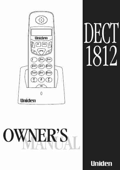 Uniden Cordless Telephone DECT 1812-page_pdf